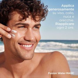 Isdin Fotoprotector Facial Fusion Water Magic SPF50 50 ml - Protector Solar de Fase Acuosa, Ultraligero y de Absorción Inmediata