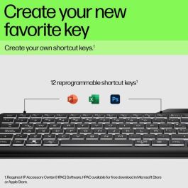 HP Teclado 405 multidispositivo retroiluminado