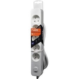 Regleta - QUARX - 5 tomas - Con cable de 3m, protección infantil