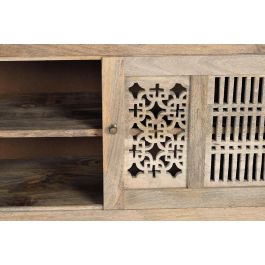 Giner y Colomer Mueble TV Madera de Mango y Metal Natural 160 cm