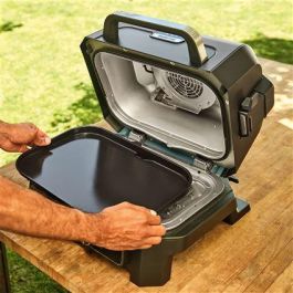 Ninja Plancha para Barbacoa OG850/901 Woodfire - Accesorio para Parrilla Eléctrica de Exterior, Ideal para Vegetales y Alimentos Delicados