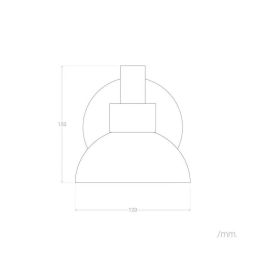 SKD-W1006 Aplique de Pared Hachimancho Diseño Único Moderno Elegante. Compatible Bombilla LED E27. Para Salón, Dormitorio, Cocina