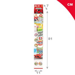 COLOR BABY Circuito y Coche Ferrari – Pista de Carreras 100x70cm con Coche de Juguete 9cm