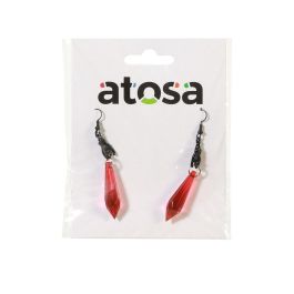 Pendientes Gema Roja Oscura Halloween