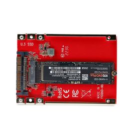 Startechcom 1M25-U3 Adaptador M.2 a U.3 (SFF-TA-1001) 2.5 Pulgadas NVMe PCIe 4.0 para Servidores y Estaciones de Trabajo