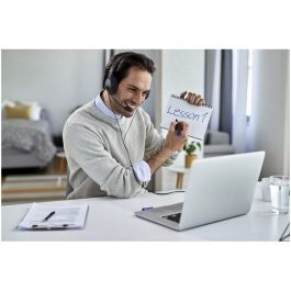 Kensington Auriculares Hi-Fi USB K33065WW con Micrófono, Cancelación de Ruido, Diadema Ajustable, Compatible con Windows/Mac/Chromebook