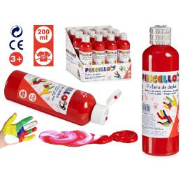 Pintura Dedos 200Ml Rojo Pincello 4X15CM (24 Unidades) Precio: 25.4999998. SKU: B1CJR3Y3PB