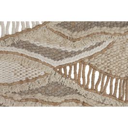 DKD Home Decor Tapiz Natural Beige 180 x 120 cm Lana Yute