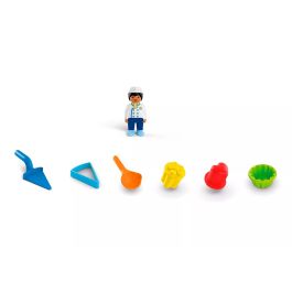 PLAYMOBIL Junior 72005 Panadería de Arena, Juego de Moldes y Utensilios para Playa, Juguete para Niños +12 Meses
