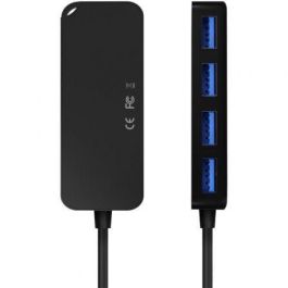 AISENS - HUB USB 3.1 USB-C, USB-C/M-4XTIPO A/H, NEGRO, 60CM AISENS - HUB USB 3.1 USB-C, USB-C/M-4XTIPO A/H, NEGRO, 60CM