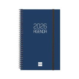Agenda Anual (2026) Finocam Espiral Opaque Espiral Tapa Pp Con Goma E5 117X181 S/V Apais. Azul Precio: 7.49999987. SKU: B199H9J9B9