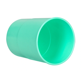Q-connect Cubilete Portalapices Verde Menta Opaco Plastico Diametro 75 mm Alto 100 mm