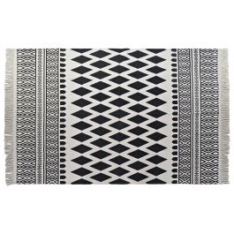 Alfombra DKD Home Decor Negro Blanco (160 x 250 x 0,7 cm)