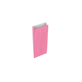 Basika Sobre Papel Celulosa Rosa con Fuelle XXS 100x200x30 mm Paquete 25 Unidades