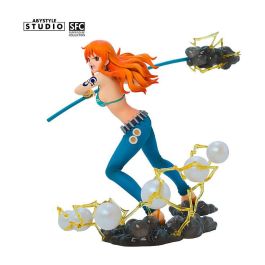ABYstyle Figura One Piece Nami Modo Combate 1/10 (16 cm) PVC con Climat-Tact y Base de Efectos