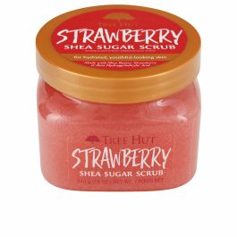 Tree Hut Exfoliante Corporal de Azúcar Fresa con BHA y Manteca de Karité. Piel Radiante, Suave, Hidratada. Vegano 510 g