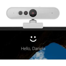Lenovo 510 Webcam USB Full HD con Micrófonos Duales para Videoconferencia, PC y Windows Hello