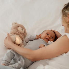 Nuby Oso Peluche Relajante Beige - NUB0370797802126