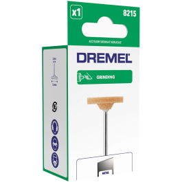Dremel 8215 Muela Abrasiva Óxido de Aluminio para Metales, Fundición, Soldaduras, Remaches, Óxido, Afilar, Desbarbar y Esmerilar