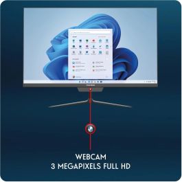 Thomson Ordenador Todo en Uno AIO A27I51216BK512C 27" FHD Intel Core i5 12ª Gen 16 GB RAM SSD 512 GB Negro