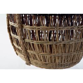 DKD Home Decor Cesta Tropical Lila Natural Seagrass Set de 3 39 x 41 x 39 cm