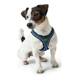 Hunter Arnés Hilo Comfort Talla XS Cuello 35-37cm Pecho 36-40cm Azul Malla 3D Ligero Transpirable Reflectante para Perro