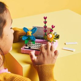 Juego de construccion máquina de escribir con flores lego creator Juego de construccion máquina de escribir con flores lego creator