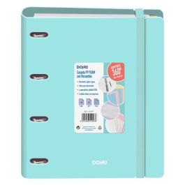 Dohe Carpeta Anillas Mixtas 4x35 mm A4 100H 90 gr, 4 Separadores Polyfoam Verde Pastel, Incluye Sobre con Velcro Precio: 12.50000059. SKU: B1854DRZHE