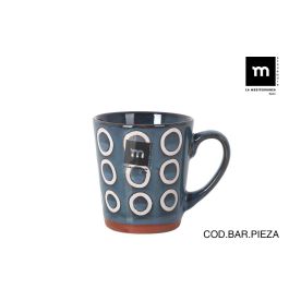 La Mediterranea Mug 200 cc Azul "Almudena" - 7.5x8.5x10.5 cm (36 Unidades) Precio: 39.49999988. SKU: B1DHYAHWWT