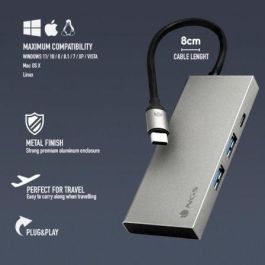 Docking USB Tipo-C NGS WonderDock4 Pro/ 2xUSB/ 1xUSB Tipo-C DP/ 1xHDMI Docking USB Tipo-C NGS WonderDock4 Pro/ 2xUSB/ 1xUSB Tipo-C DP/ 1xHDMI
