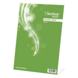 Archivo 2000 Expositor Sobremesa En Forma De L Din A4 Vertical 95x210x305 mm Cristal Transparente Precio: 3.50000002. SKU: B1BSNEGZ2S