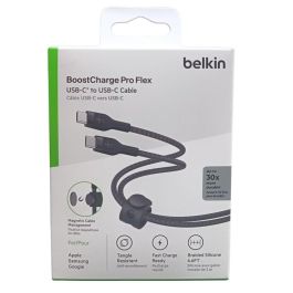 Belkin CAB011BT2MBK Cable USB-C a USB-C Trenzado 2M, Carga Rápida 100W