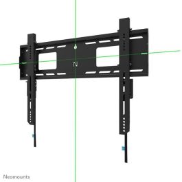 Neomounts WL30-750BL16 Soporte de Pared Fijo Reforzado para Pantallas de 42-86", hasta 125kg, VESA 100x100-600x400, Nivelación, Bloqueable, Color Negro