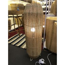 DKD Home Decor Lámpara de Pie Balines Natural Yute Metal 29 x 83 x 29 cm (2 Unidades)