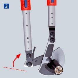 Knipex Tijera para Cables con Principio de Carraca