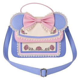 Loungefly Bolso Bandolera Floral Minnie Disney Piel Sintética con Detalles 3D y Asa Superior Precio: 57.95000002. SKU: B196MGE9SJ