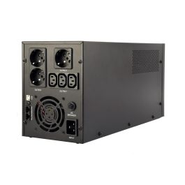 Gembird EG-UPS-036 Sistema de Alimentación Ininterrumpida UPS Línea Interactiva 3 kVA 1800 W 6 Salidas AC Compacto Negro