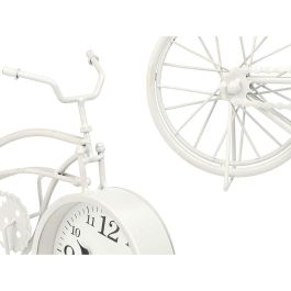 Reloj de Mesa Bicicleta Blanco Metal 42 x 24 x 10 cm (4 Unidades)