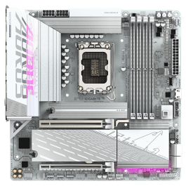 Gigabyte B860M AORUS ELITE WF6E ICE Placa base Intel B860 LGA 1851 DDR5 Wi-Fi 6E Micro ATX