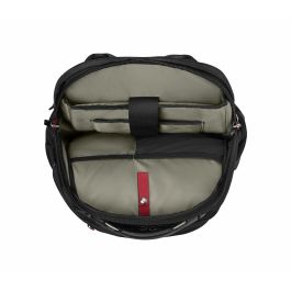 Wenger Meteor Mochila para portátil de 17 pulgadas con compartimento para tablet, color negro