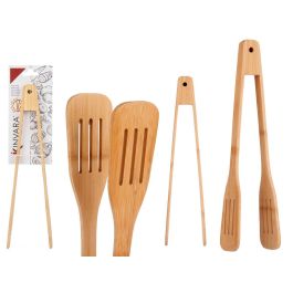 Pinza de bambú para cocina Kinvara 30.5x5x5.5 cm (24 Unidades) Precio: 31.50000018. SKU: B13H3X6C8T