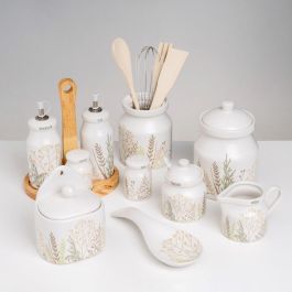 Salero con Tapa GRASS Multicolor Gres 500 ml 12 x 8,5 x 15 cm Salero con Tapa GRASS Multicolor Gres 500 ml 12 x 8,5 x 15 cm