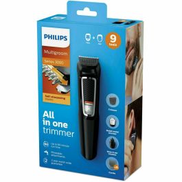 Philips Multigroom Series 3000 mg3740 - Afeitadora con 9 herramientas, recortador de precisión y peines-guía, carga en 16h Philips Multigroom Series 3000 mg3740 - Afeitadora con 9 herramientas, recortador de precisión y peines-guía, carga en 16h