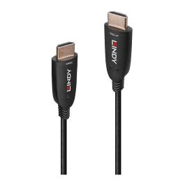 LINDY 38514 Cable HDMI de Fibra Óptica Híbrida 40m, HDMI 2.1, 8K@60Hz, 4K@120Hz, 48Gbps, Negro Precio: 144.50000048. SKU: B1KHZ9GQ8W