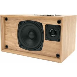 Thomson AAAQR77405 Altavoz Bluetooth Portátil Inalámbrico 50W Madera y Negro