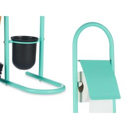 Portarrollos Escobilla Metal y Bambú Menta - Berilo 16x28.5x80.8 cm (4 Unidades) Portarrollos Escobilla Metal y Bambú Menta - Berilo 16x28.5x80.8 cm (4 Unidades)