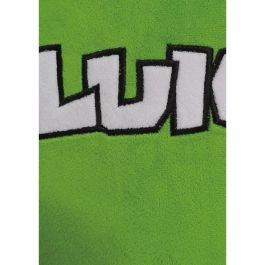 Mario Bros MAR3700891706636 Cojín 3D de Cara de Luigi de Microfibra - 40 cm