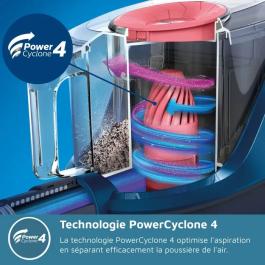 Philips XB2123/09 Aspirador de bidón sin bolsa 850 W Compacto 1,3 L Azul oscuro/Melocotón