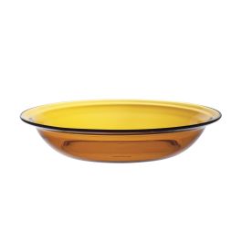 Duralex Fuente Onda Lys Ámbar Ø28 cm (12 Unidades)