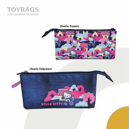 Hello Kitty Estuche Triple Forrado Personalizado - 44x30x20 cm